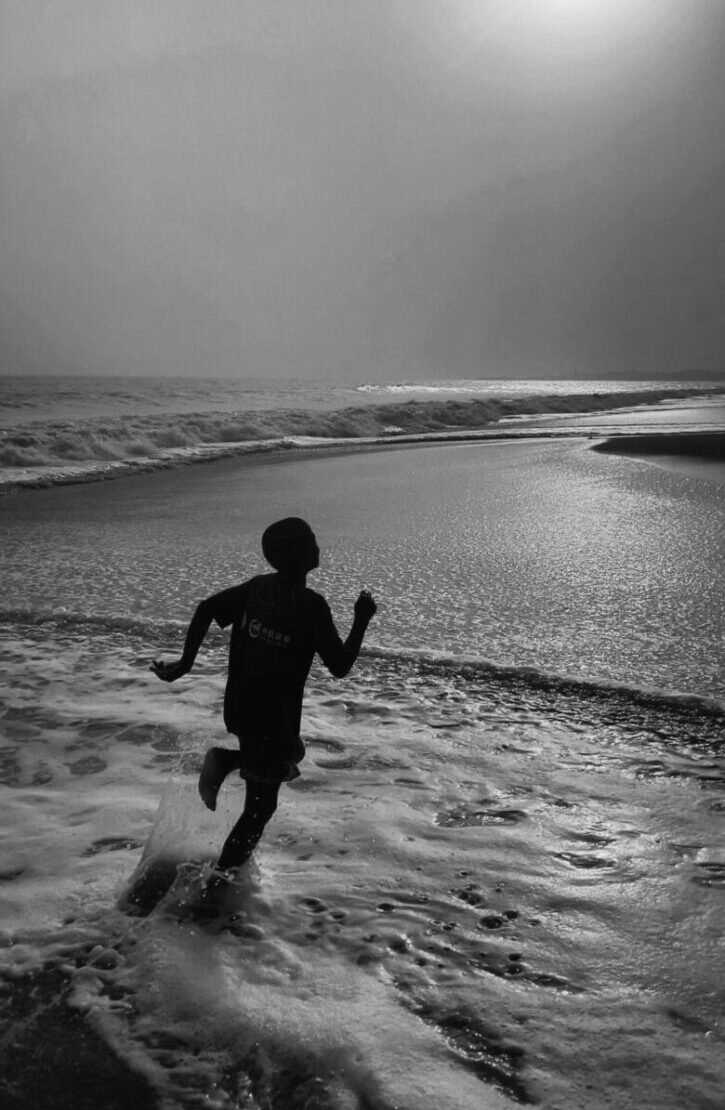 person running toward their dreams